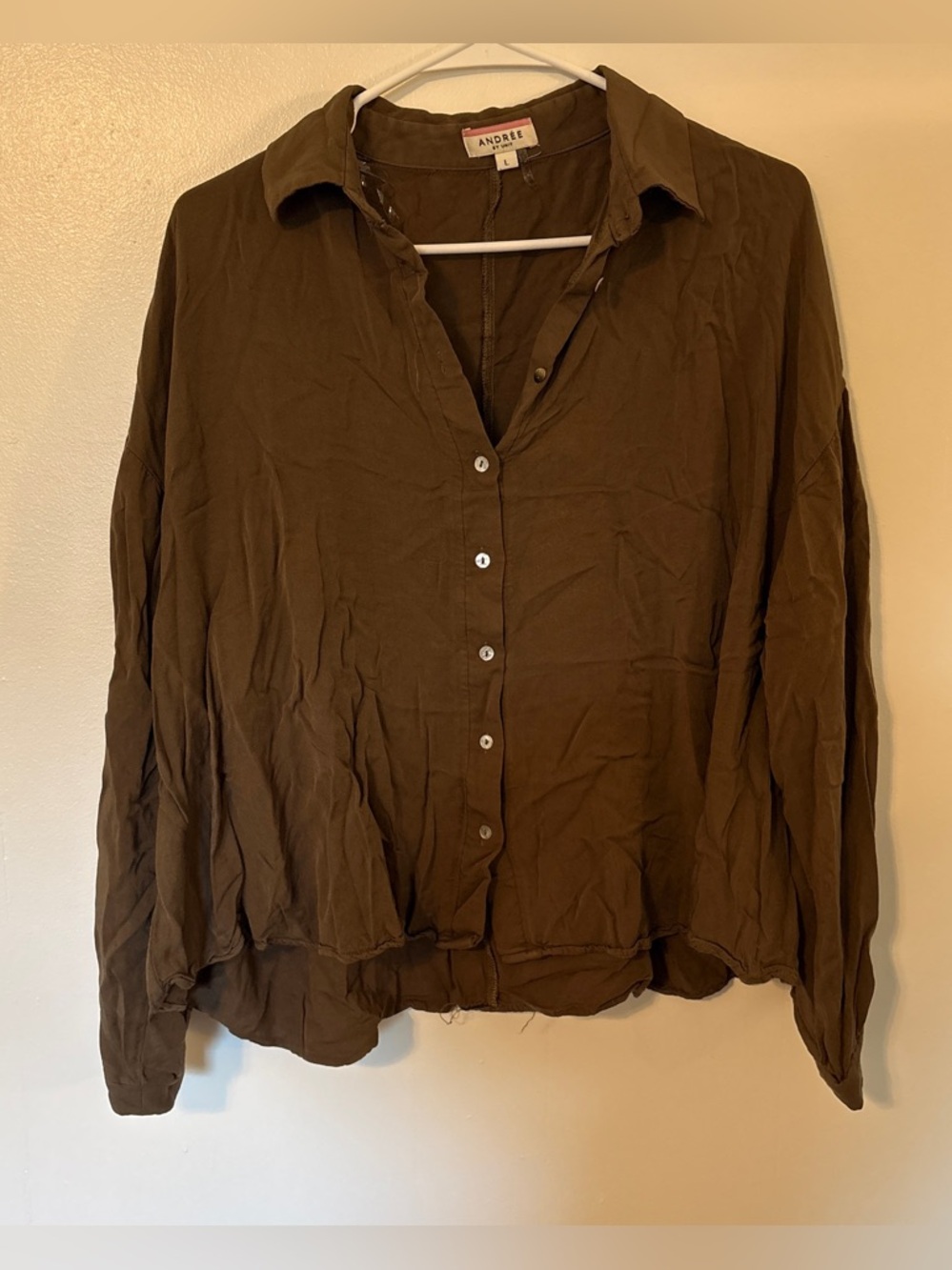 Olive Green/Brown Andrée by Unit Top